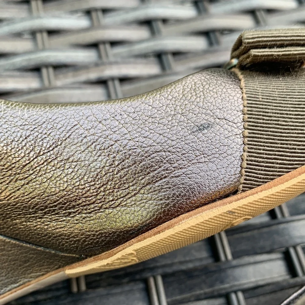 SALVATORE FERRAGAMO Leather Wedges